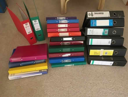 Photo of free Ring binders and lever arch files (Horn's Mill SG13) #1