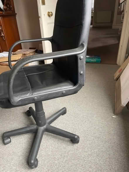Photo of free Leather office chair (Wellington TF1) #2