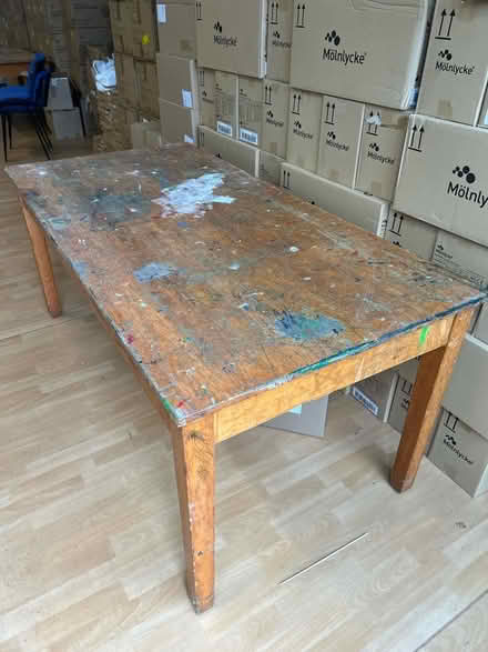 Photo of free Workshop/arts/crafts tables (Portslade by Sea BN41) #1
