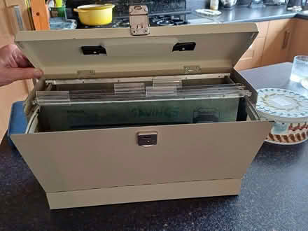 Photo of free Portable grey filing box (Steyning BN44) #1