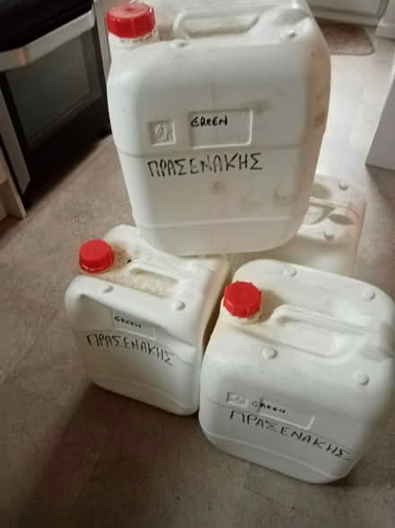 Photo of free Four 25 Litre Containers (Creekmoor, BH17) #1