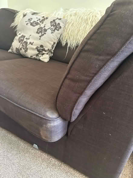 Photo of free Chocolate Brown 2 Seater sofa (Broxbourne EN10) #2