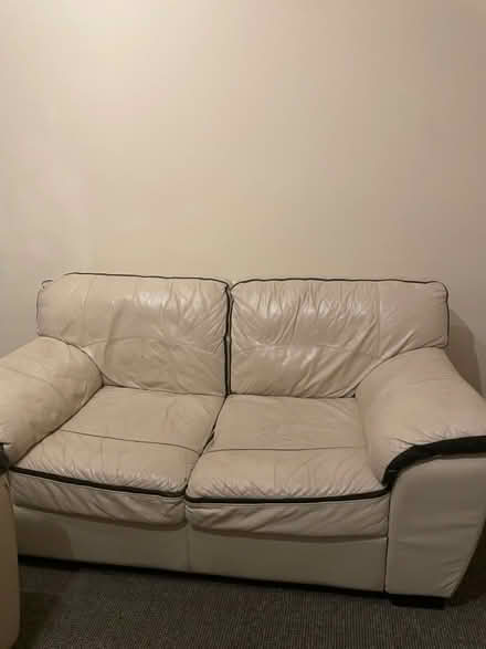 Photo of free 2 Leather sofas (BL4) #3