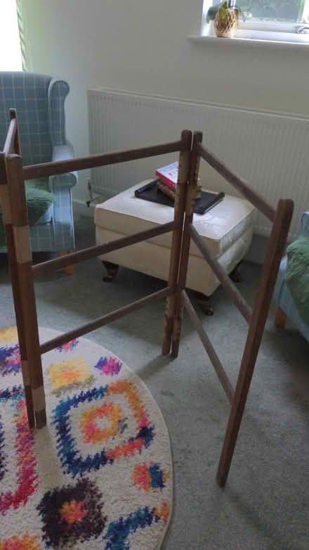 Photo of free Wooden Clothes Airer (BN8) #2