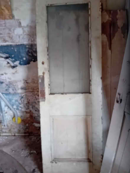 Photo of free 2 wood and glass doors (Kingston Hill ST18) #2