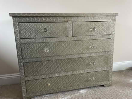 Photo of free Silver chest of drawers/ side table (SL6 Boyn Hill) #1