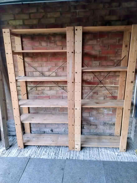 Photo of free Pine storage shelf unit x 2 (Sunnyside RH19) #1