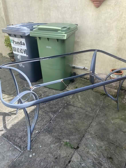 Photo of free Garden table frame and plant pot (Sandyford) #1
