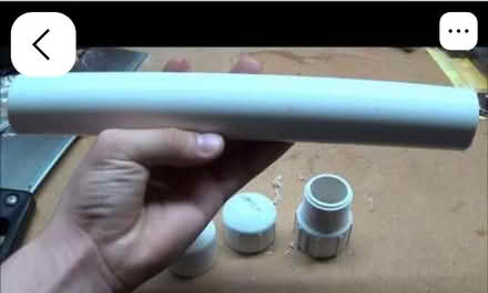 Photo of Small pvc pipe off cut - between 1-2ft/ approx 0.5metres (Old Town SG1) #1