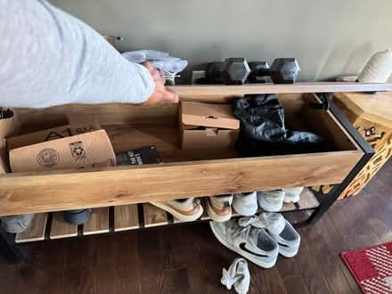 Photo of free Shoe bench (Franklin Park) #1