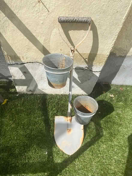 Photo of free Garden table frame and plant pot (Sandyford) #3