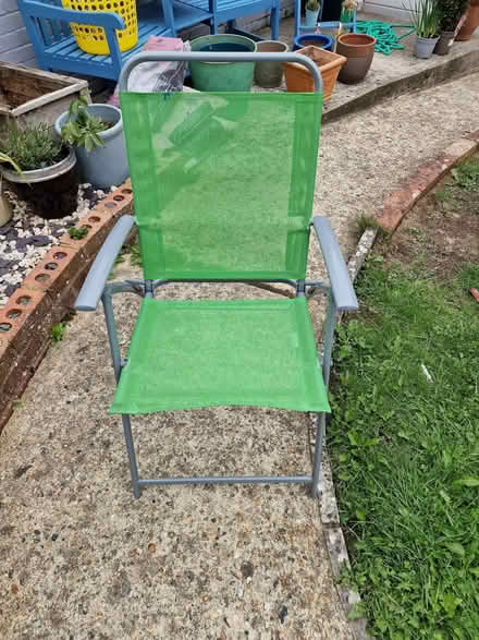Photo of free Foldable garden chairs x 6 (Hampden Park BN22) #1