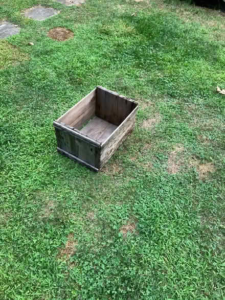 Photo of free Weathered wooden crate (Andover) #2
