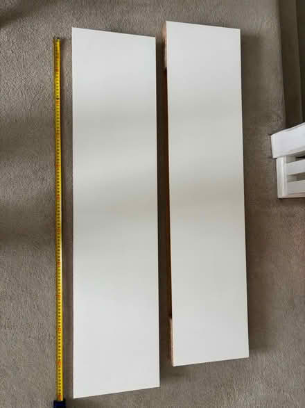 Photo of free White IKEA Lack shelves (Beckenham BR3) #1