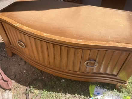 Photo of free Vintage 1 drawer cabinet blond wood (West San Jose Williams Road) #1