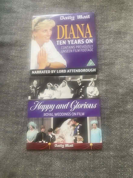 Photo of free Royal Weddings & Diana DVD's (Hixon ST18) #1