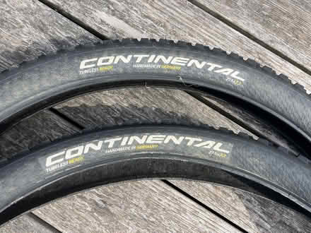 Photo of free Mountain Bike Tyres for 27.5 inch wheels (Fairfield Park) #3