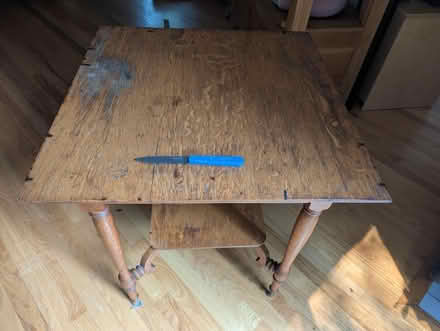 Photo of free Small table (Vanier 32 Dunbarton court) #4