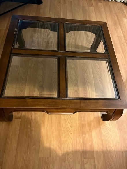 Photo of free Wooden coffee table (Montgomery Township) #1