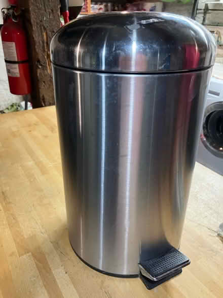 Photo of free 16” Metal Garbage Can (Hintonburg) #1