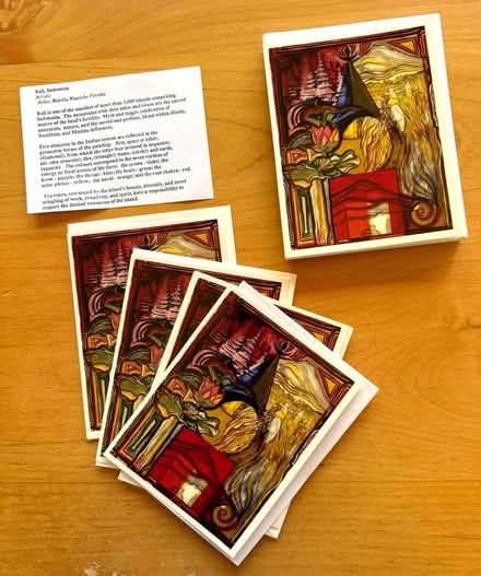 Photo of free Notecards – Bali scenes & symbols (Mill Valley) #1