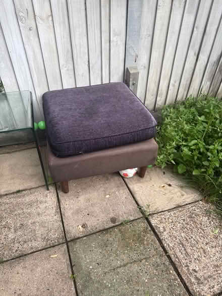 Photo of free Footstool with cushion (Isle of Dogs E14) #1