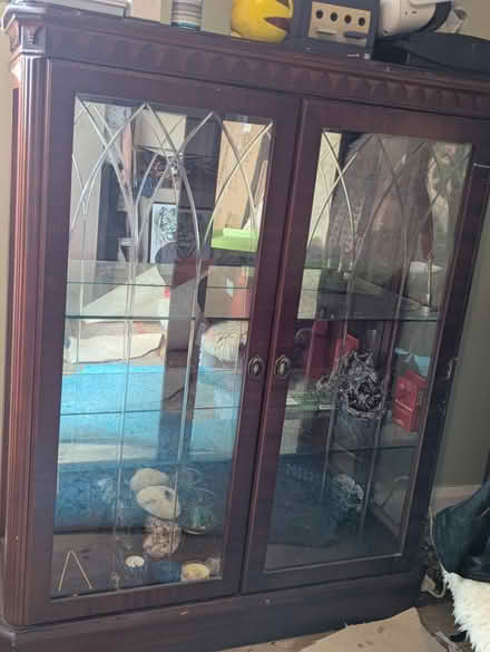 Photo of free Glass display cabinet (Bradford on Avon BA15) #2