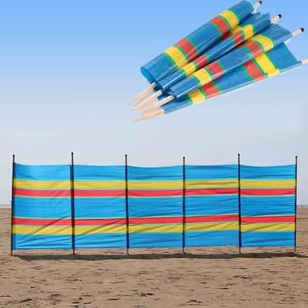 Photo of Wooden windbreak (Gloucester GL2) #1