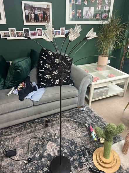 Photo of free Tall flower and leave lamp (RG2 Shinfield) #2