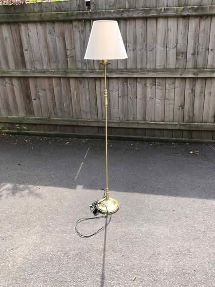 Photo of free Brass standard lamp (Steventon SY8) #1