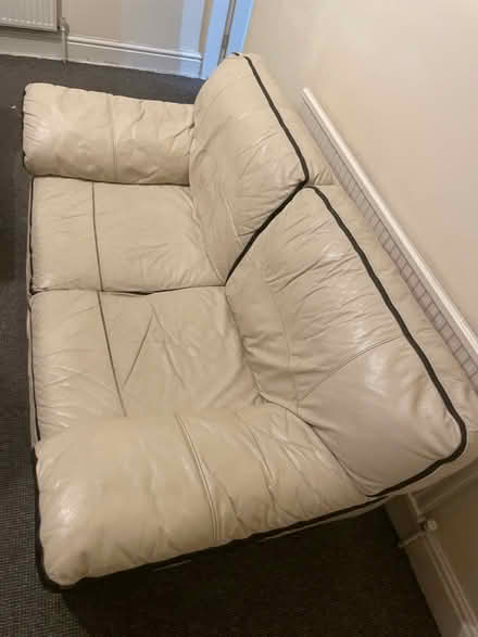 Photo of free 2 Leather sofas (BL4) #2