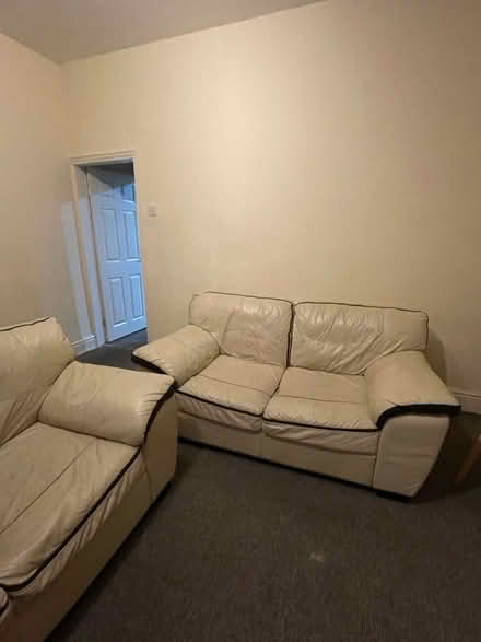 Photo of free 2 Leather sofas (BL4) #4