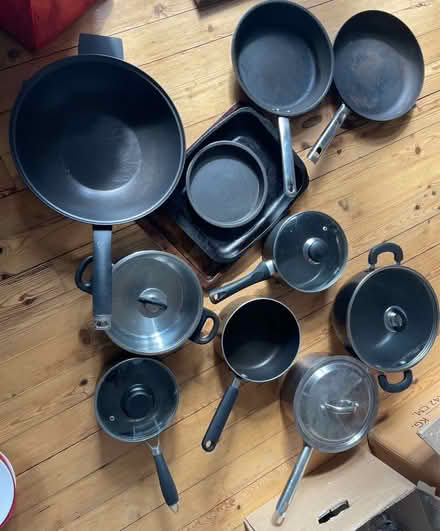 Photo of free Collection of pans,plates , bowls,mugs and glasses, (Lauriston EH3) #1