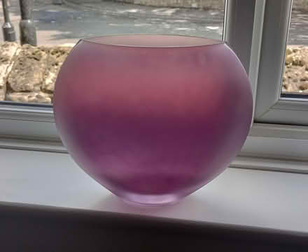 Photo of free Purple Glass Vase (Backworth NE27) #1