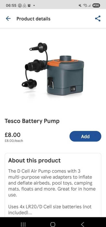 Photo of Portable Air Pump (WD6) #1