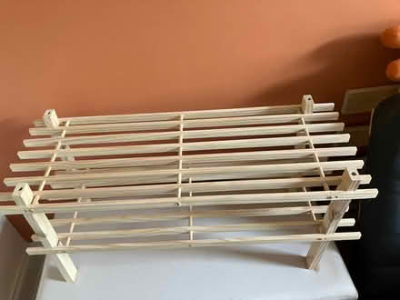Photo of free wooden ikea shoe rack (Dunfermline KY12) #1
