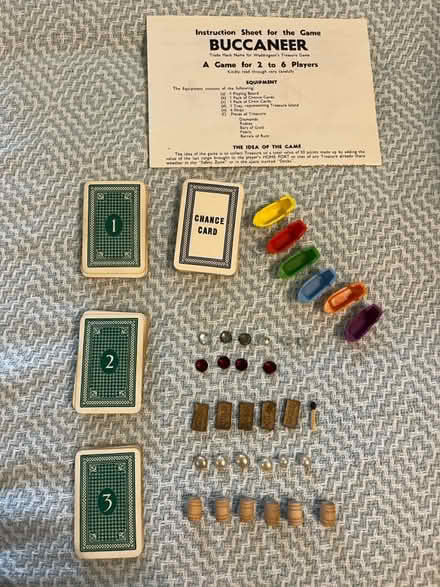 Photo of free Buccaneer Board Game (1958) (Henley-on-Thames RG9) #3