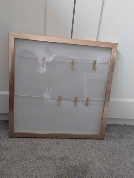 Photo of free Rose gold peg frame (Feering) #1