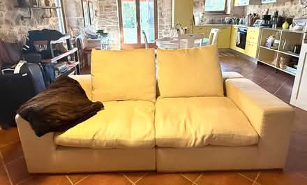 Photo of free 2 person cream designer sofa (Vrsar Istra) #1