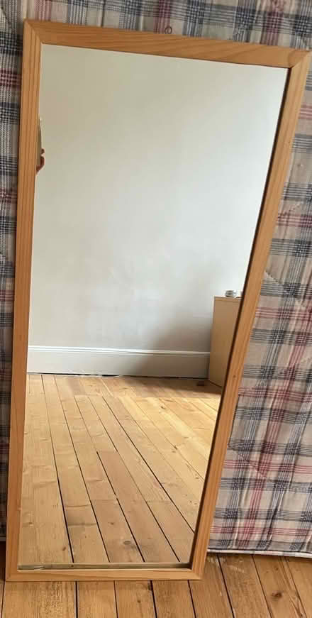Photo of free IKEA pine mirror (Lauriston EH3) #1