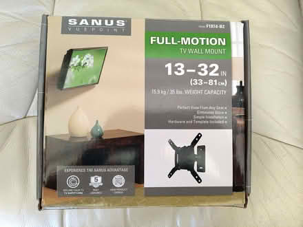 Photo of free TV Wall Mount Bracket (Grove OX12) #2