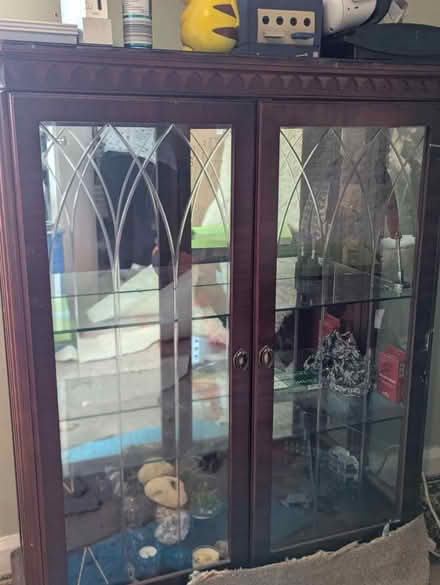 Photo of free Glass display cabinet (Bradford on Avon BA15) #3