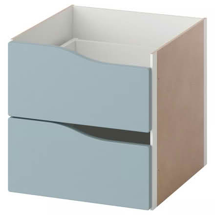 Photo of free IKEA Kallax drawers insert greyblue (BN2 1RD) #2
