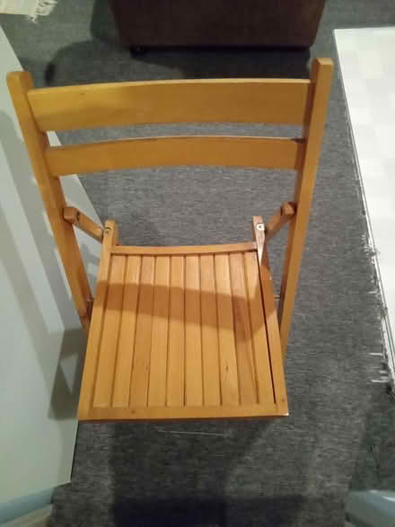 Photo of free Wooden folding chairs (Old Ottawa South) #2