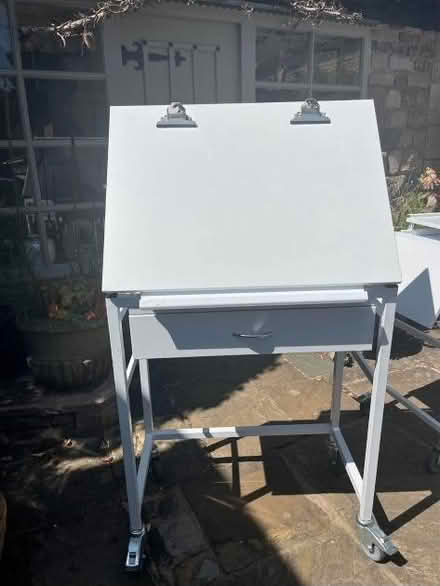 Photo of free Artists desks metal on wheels (Rufford L40) #1