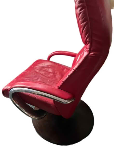 Photo of free Real leather swivel chair (St Leonards TN38) #2