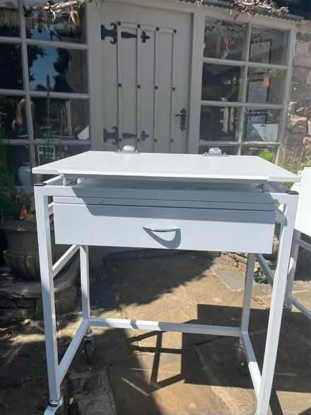 Photo of free Artists desks metal on wheels (Rufford L40) #2