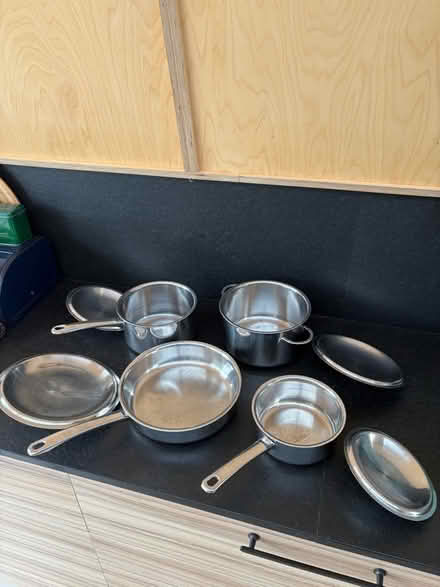 Photo of free 4 Spring Crystal Stainless steel saucepans (Chiswick W4) #2