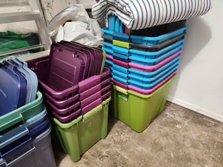 Photo of free Plastic storage bins (Hillcrest SE DC) #2