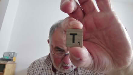 Photo of Wooden 'T' Scrabble letter (Trinity BA11) #1